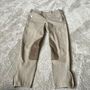 tailored sportsman side zip breeches 🤎